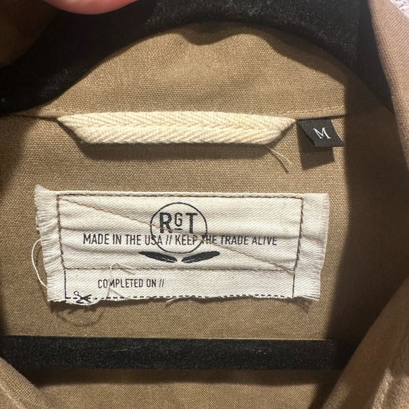 RGT Supply Jacket - tan waxed canvas jacket in Medium - Picture 6 of 7